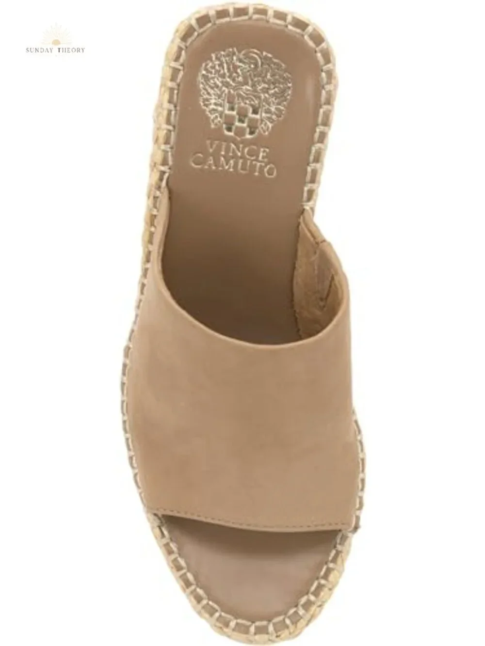 Espadrille Wedge Sandals Open Toe Slip On Leather Jute Midsole